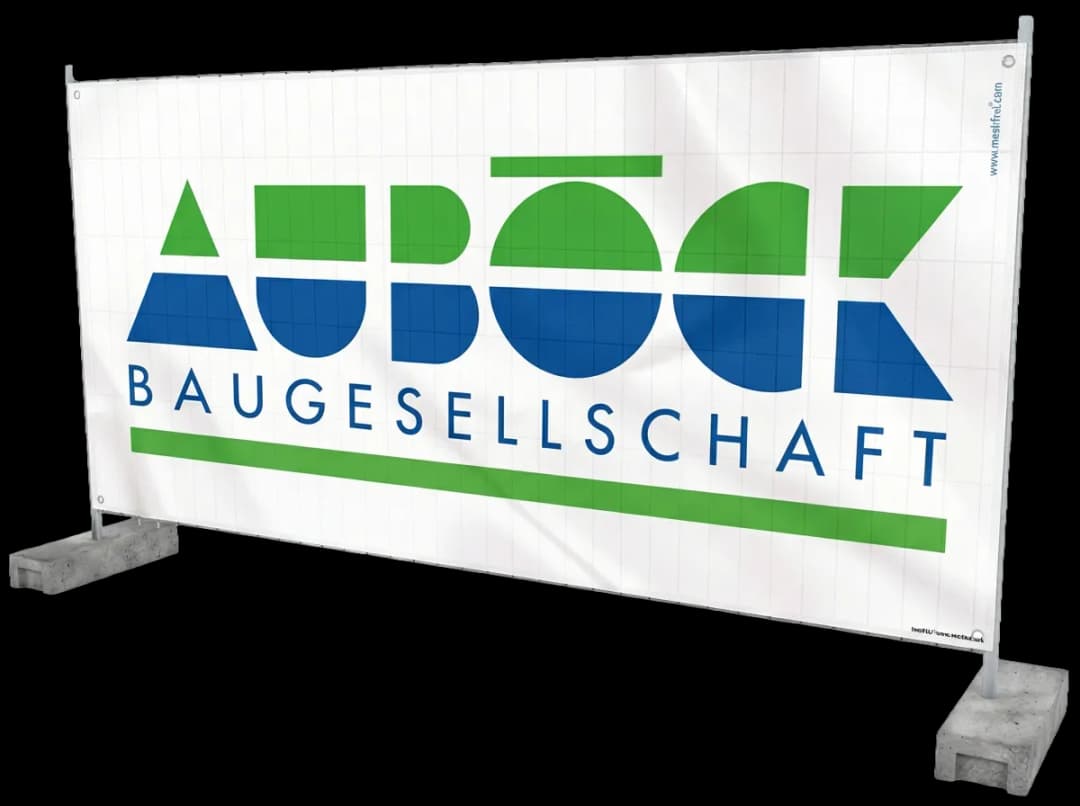 MeshFrei Bauzaunblenden Referenz Baustellenwerbung 2