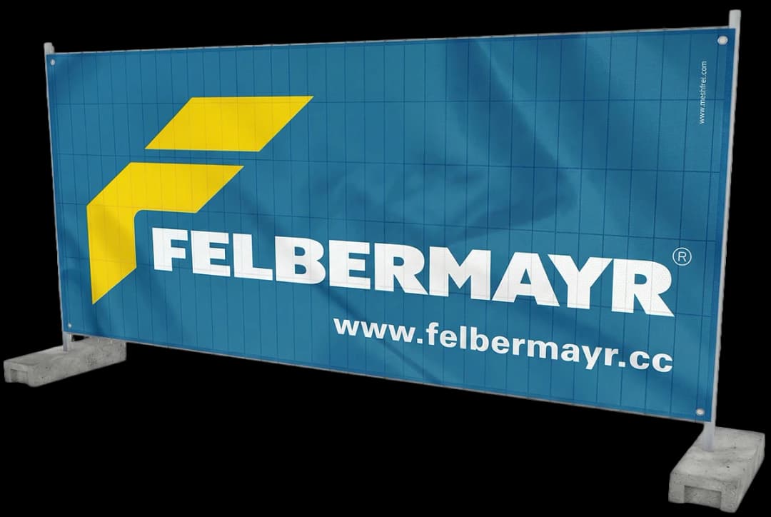 MeshFrei Bauzaunblenden Referenz Baustellenwerbung 4